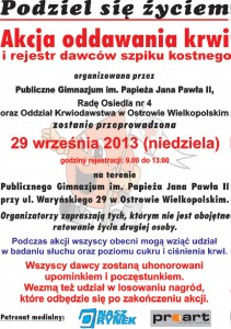 krwiodawstwo 2013