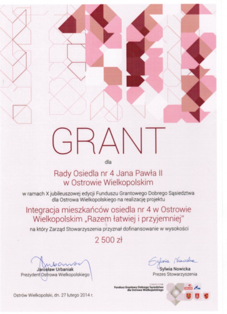 GRANT 2014